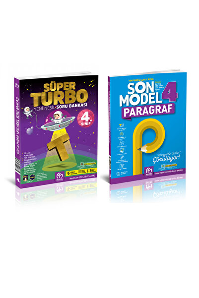 Model Yayınları 4. Sınıf Turbo Soru Bankası + Son Model Paragraf