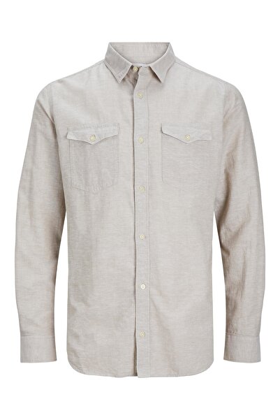 Jack & Jones JACK JONES Erkek Keten Gömlek 12251713