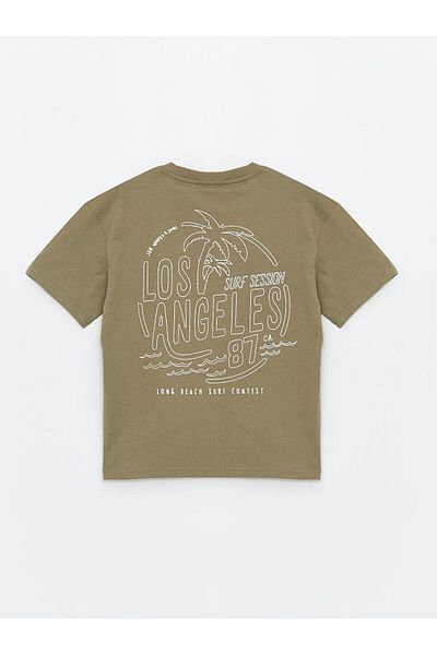LC Waikiki Tricou pentru băiat din țesătură Tok oversize cu gât crew