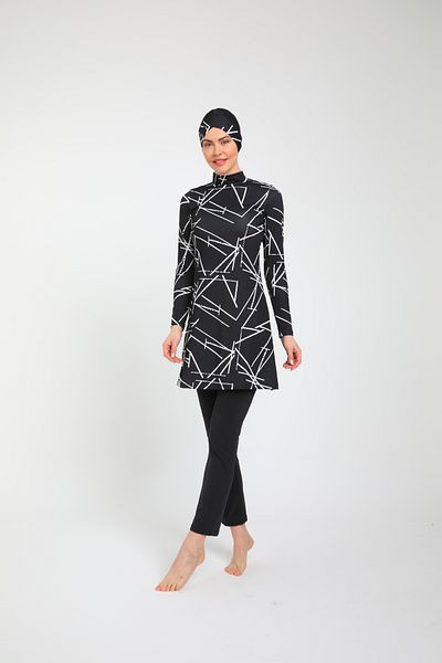 Chelly Πλήρως καλυμμένο μαγιό Hijab (Κάτω από σωληνωτό πόδι)