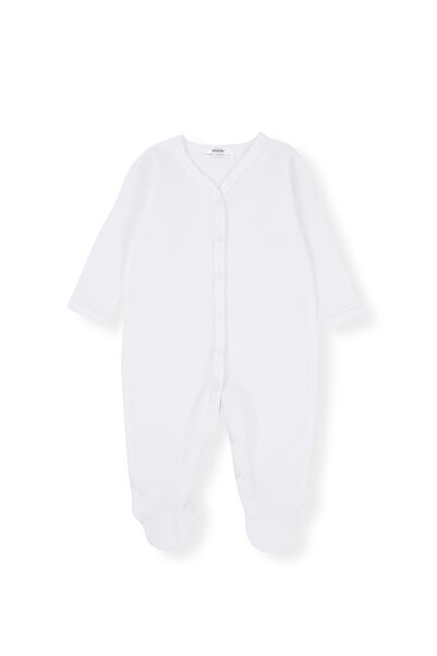 Bubuga White 100% Cotton Waffle Baby Sleeping Bag