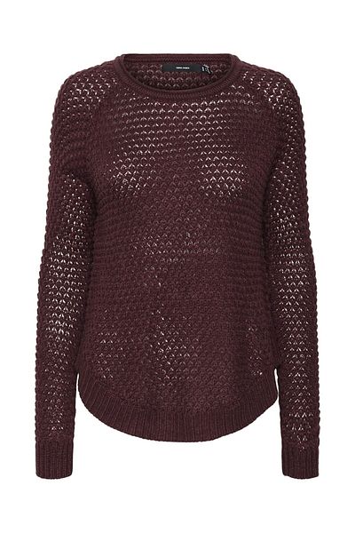 Vero Moda Strickpullover VMESME SURF LS O-NECK BLOUSE