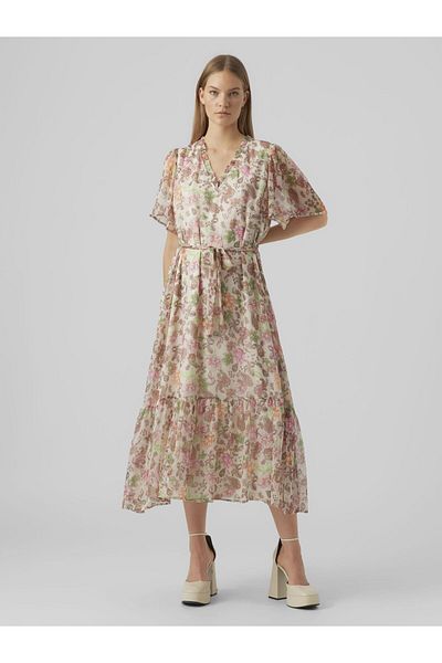 Vero Moda Kleid VMSILO SS 7/8 DRESS WVN BTQ