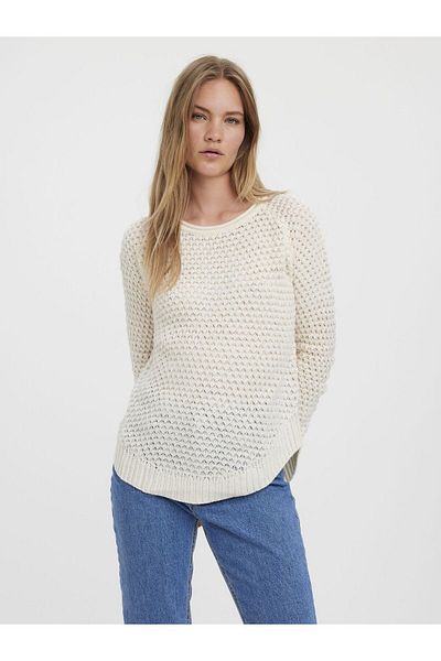 Vero Moda Strickpullover VMESME SURF LS O-NECK BLOUSE