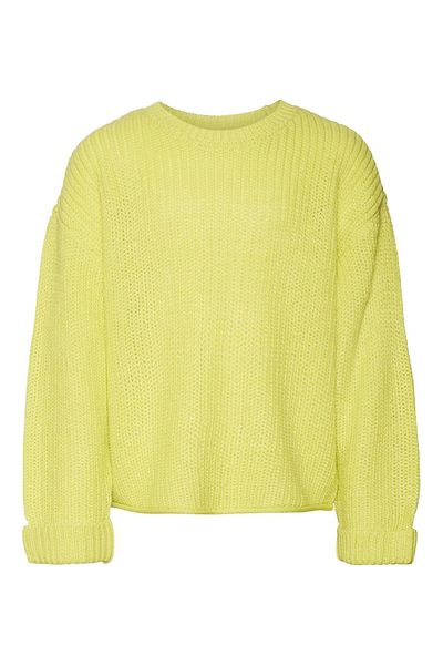 Vero Moda Girl Strickpullover VMSAYLA FOLD LS O-YAKA PULLOVER BO KIZ