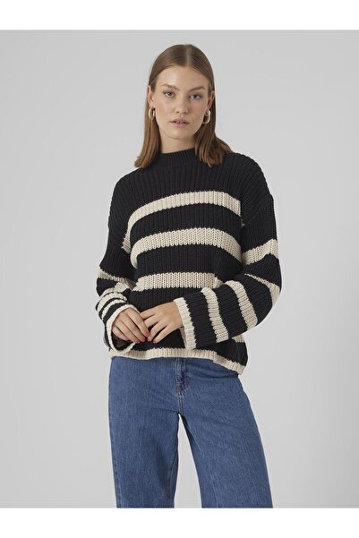 Vero Moda Strickpullover VMHILDA LS HIGHNECK PULLOVER GA NOOS