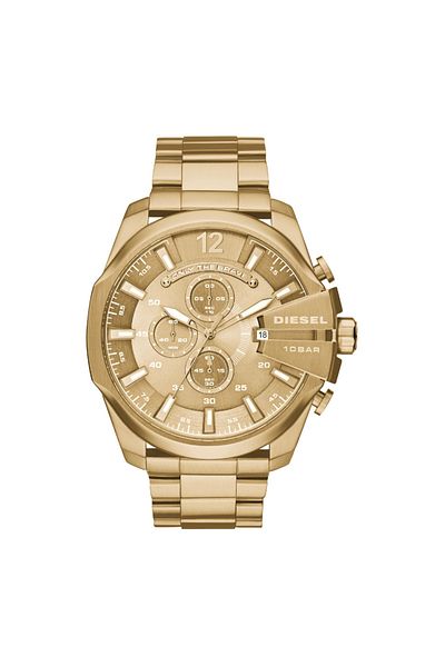 Diesel Mega Chief Herrenuhr Gold DZ4360