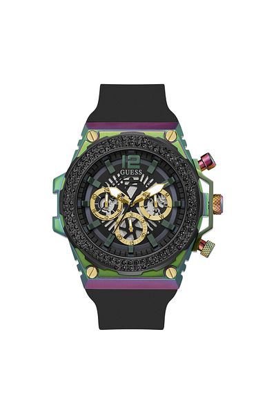Guess Herrenuhr Schwarz Gw0633g1