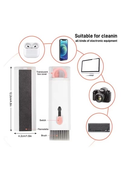 Sihirlicin Klavye Temizleme Fırçası Çok Fonksiyonlu Temizleyici Bilgisayar Di...