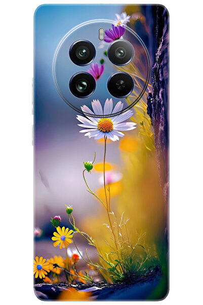 realme 12 Pro (RMX3842) Uyumlu Kılıf Desen Baskılı Silikon Papatya Seri STK:1...