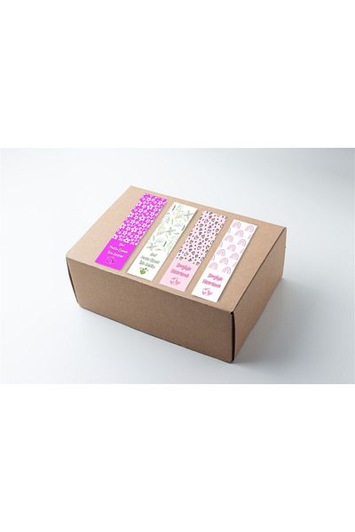 anka design Coated Sticker Packaging & Shipping Label (7x2cm) 40 Pieces