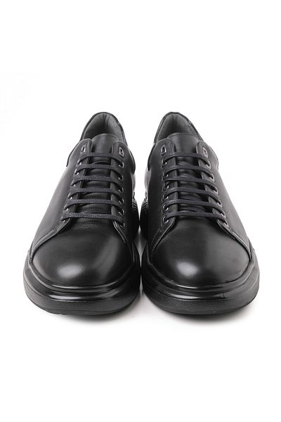 John May Men's Sneakers (Casual) KA-ALFA3203 John May Black Cemre-Black Wrinkled