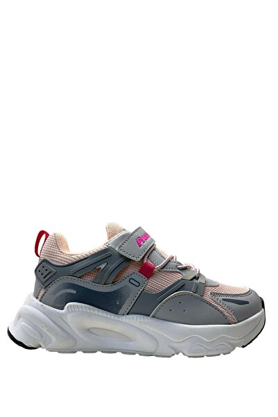 Promax 1940 Ортопедичні дівчачі сірі/рожеві зручні кросівки