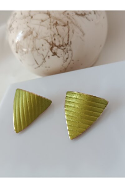 La fee aksesuar جهاز حلق من الفولاذ باللون الأخضر المعدني وتفاصيل حافة ذهبية ...