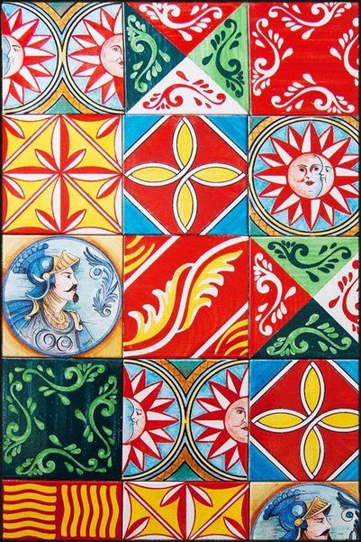 Rugs Modern Halı Colorful Checkered Floral Floral Geometric Modern Decorative...