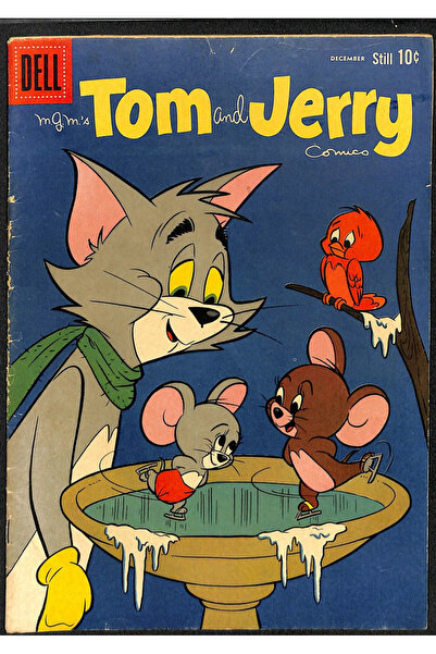 512 STORE Tom and Jerry Retro Poster L 30x42 Çerçevesiz