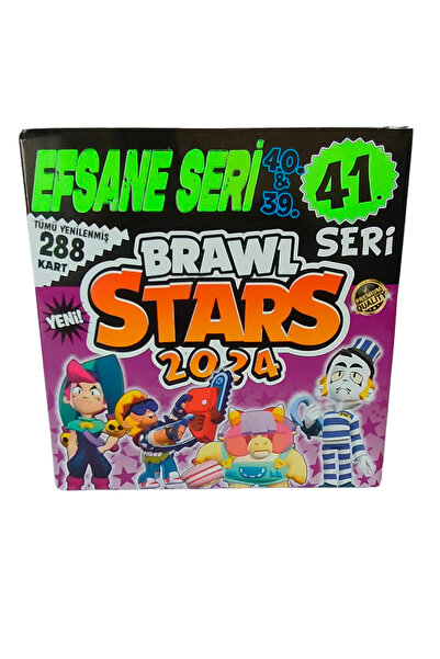 BRAWL STARS Efsane 40. Seri 2'li Paketlerde 50x2 Toplam 100 Adet Kutusuz Oyun Kartı