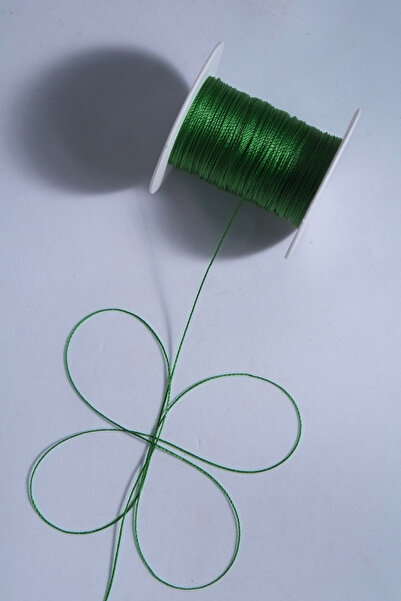 Eskişehir hobi sanat Șnur verde pentru rugăciune - 0.6 mm, 100 metri