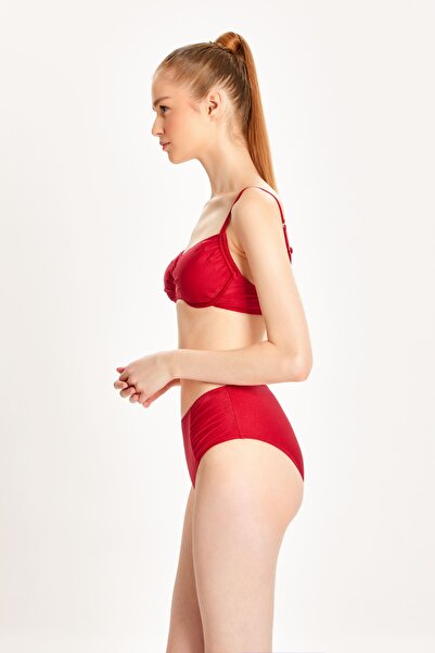 TOO SALTY SWIMWEAR WOMEN'S BELTED BALENED Gathering High Waist BIKINI SET 24s101st