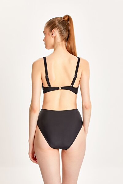 TOO SALTY SWIMWEAR KADIN TOPARLAYICI YÜKSEK BEL ARKADAN AYARLI BİKİNİ TAKIMI 24S105ST