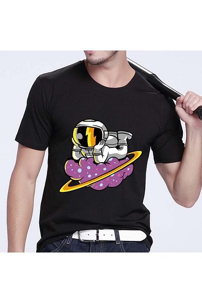 Advantage Tricou cu model TrendRoyal Astronaut Print Mod459 10057