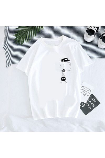 Advantage TrendUnisex Totoro Studio Ghibli Goth T-shirt Model82 17039