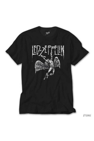 Advantage Trend Led Zeppelin Failing Angel Μαύρο T-Shirt1 TYC 00199680577