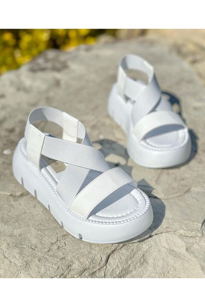 Surpie Shoes Sandale pentru fete, sandale elastice pentru copii