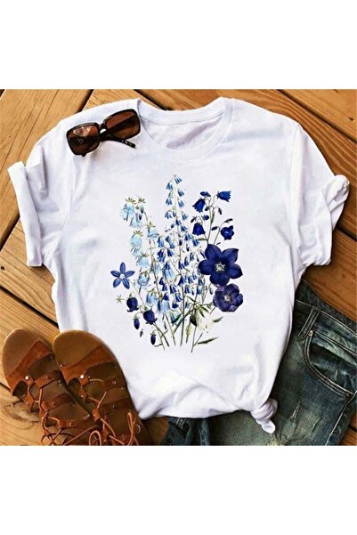 Advantage Trend Tricouri de vară cu imprimeu tip fluture pentru femei model24...