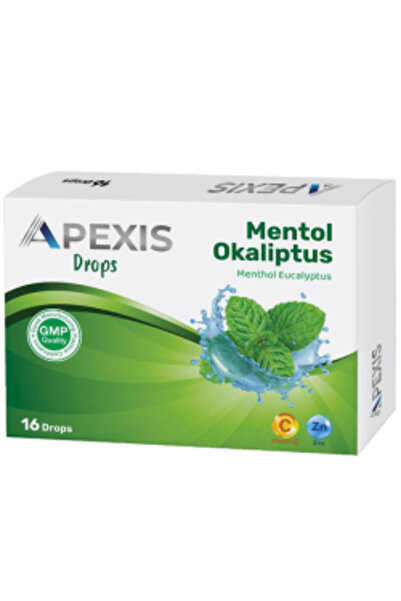 Apexis Drops Mentol Okaliptus Aromalı Pastil 16 Adet ( 1 ADET )