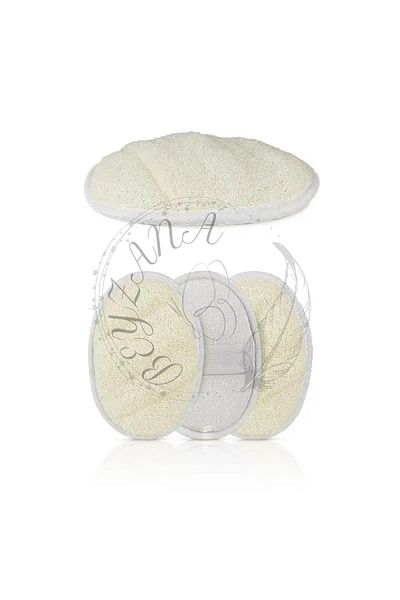 BEYZANA Natural Pumpkin Fiber Washcloth - Bath Facial Care Washcloth for Cellulite and Acne