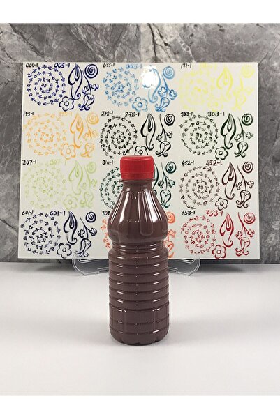 ÇiniSeramikBoyaları Tb-452b Kahverengi Tahrir Hazır Çini Seramik Boyası 250cc