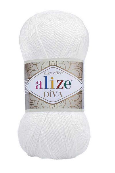 Alize Πολύχρωμο νήμα πλεξίματος χειρός Diva Mercerized 100 GR