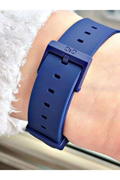 Q&Q A212j201yb Waterproof Unisex Wristwatch with Silicone Cord