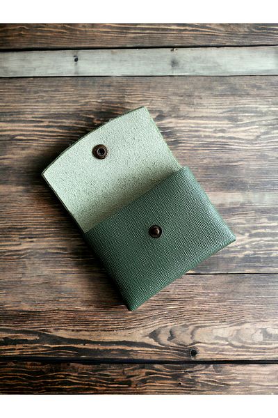 DeriBoss Nova Genuine Leather Seamless Card Holder - Stylish and Durable - Handmade Minimalist