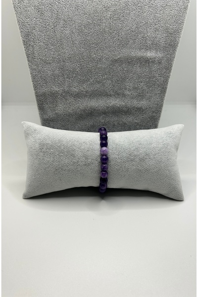 Han Ticarethane Natural Amethyst Stone Bracelet