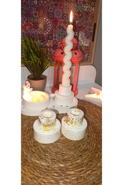 ABAKSESUAR Simli şamdan