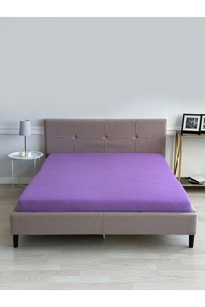 Juellhome 120x200 cm Single Elastic Combed Cotton Sheet - Without Pillowcase