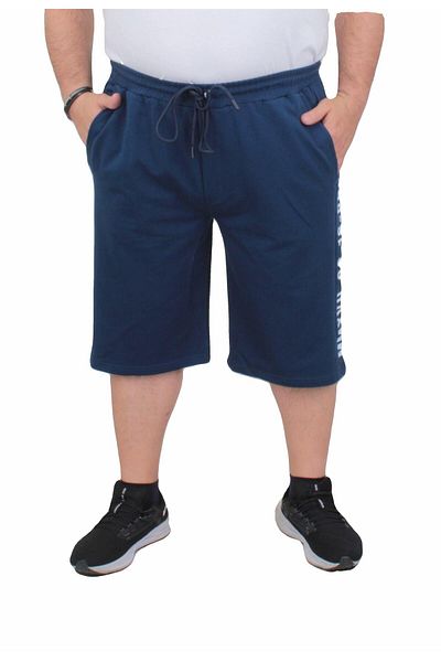 MocGrande Ανδρικό χτενισμένο βαμβακερό σορτς - Plus Size, MMXVII 24625 Marin