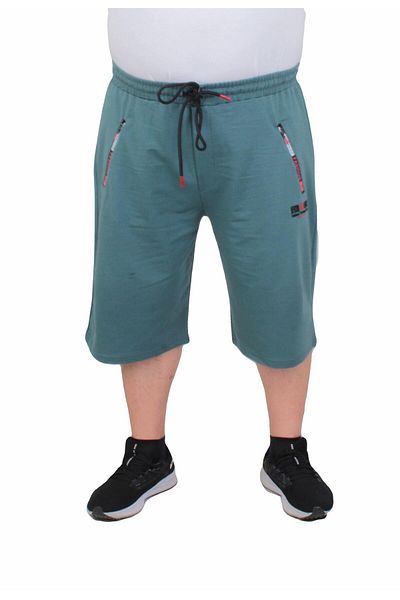 MocGrande Yachting Club Large Size Combed Cotton Men's Shorts - 24635 Cagla