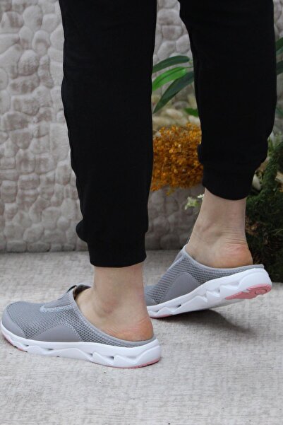 lumberjack Albi WMN Gri Anatomical Confortabil Flexibil Sabo Papuci Papuci de damă