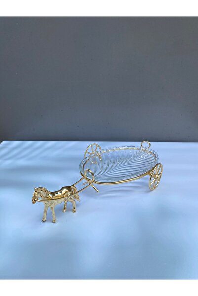 vanilya accessory HORSE PRESENTATION PLATE GOLD