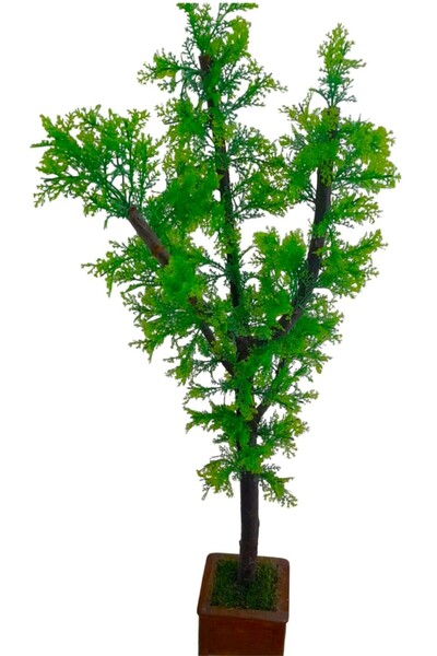 YEŞİLADA Yapay Bonsai Ağacı 70 Cm Ebat Minyatür Ağaç Tropical Bonsai Çiçek