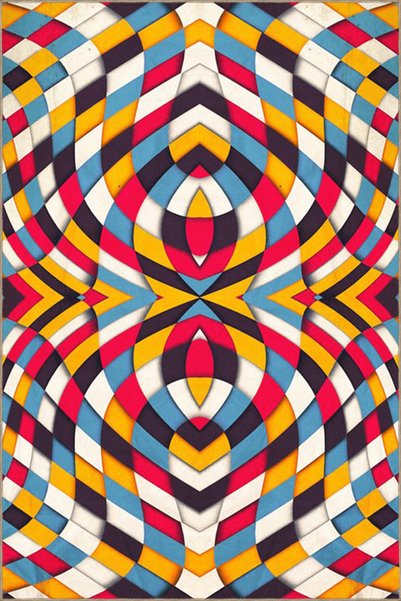 Rugs Modern Halı سجادة ديكور حديثة ومبتكرة بنمط هندسي مختلط متعدد الألوان 4666