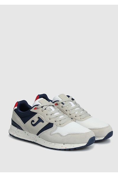 Joma C.200 Men 2402 Blanco Beıge Marıno Granate Ανδρικό λευκό αθλητικό παπούτσια C200S2402