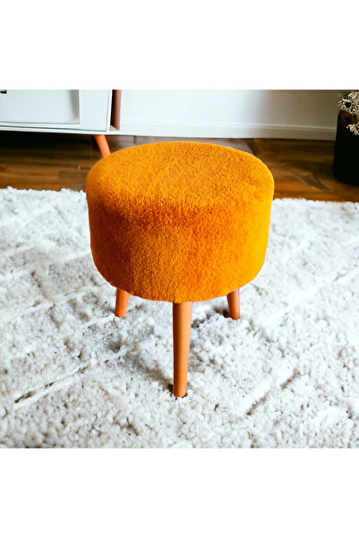 BEYLERBEYİ Gürgen Ayaklı Dekoratif Puf