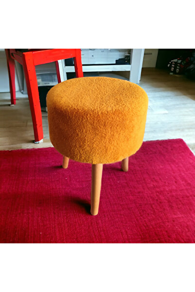 BEYLERBEYİ Gürgen Ayaklı Dekoratif Puf