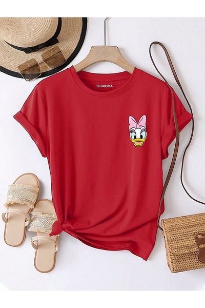 BENROMA 1 produs pentru achiziții de 6 și mai sus este un tricou pentru copii cu imprimeu de rață drăguță