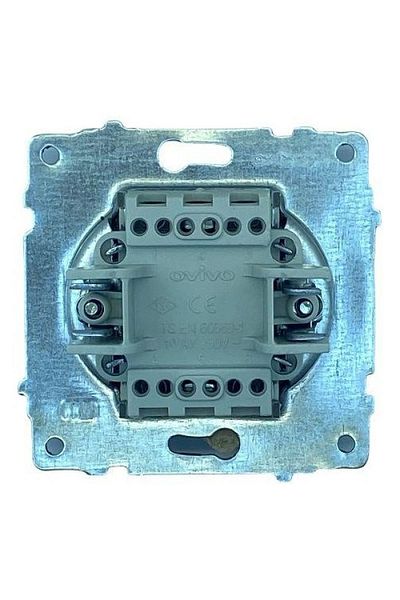 Tenda 10 Pieces of Ovivo Grano Smoked Single Switch Without Frame