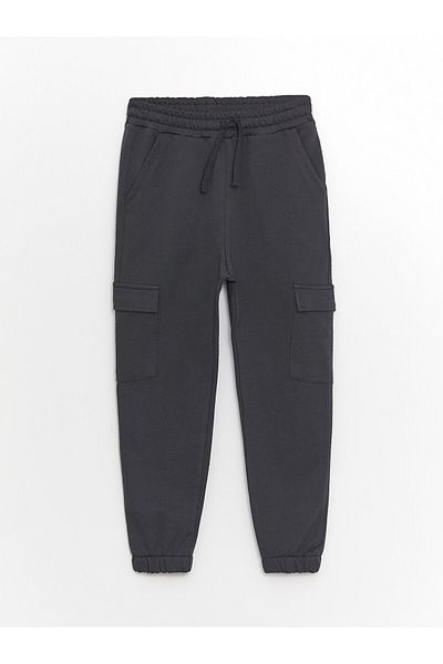 LC Waikiki Boys' Cargo Sweatpants with Elastic Waist